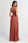 Beckett English Rose Pink bridesmaid dress by Jenny Yoo — back