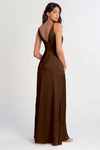 Beckett Espresso Brown bridesmaid dress by Jenny Yoo — back