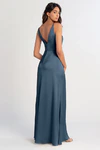 Beckett Evening Blue Blue bridesmaid dress by Jenny Yoo — back