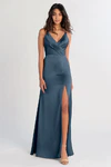 Beckett Evening Blue Blue bridesmaid dress by Jenny Yoo — front