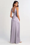 Beckett Lilac Mist Purple bridesmaid dress by Jenny Yoo — back