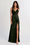 Beckett Loden Green bridesmaid dress by Jenny Yoo — front