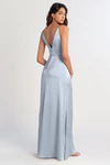 Beckett Whisper Blue Blue bridesmaid dress by Jenny Yoo — back