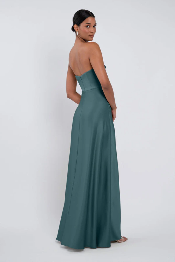 Cecile Agave Green bridesmaid dress by Jenny Yoo — back Cecile Agave Green bridesmaid dress by Jenny Yoo — back