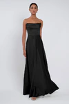 Cecile Black Black bridesmaid dress by Jenny Yoo — front