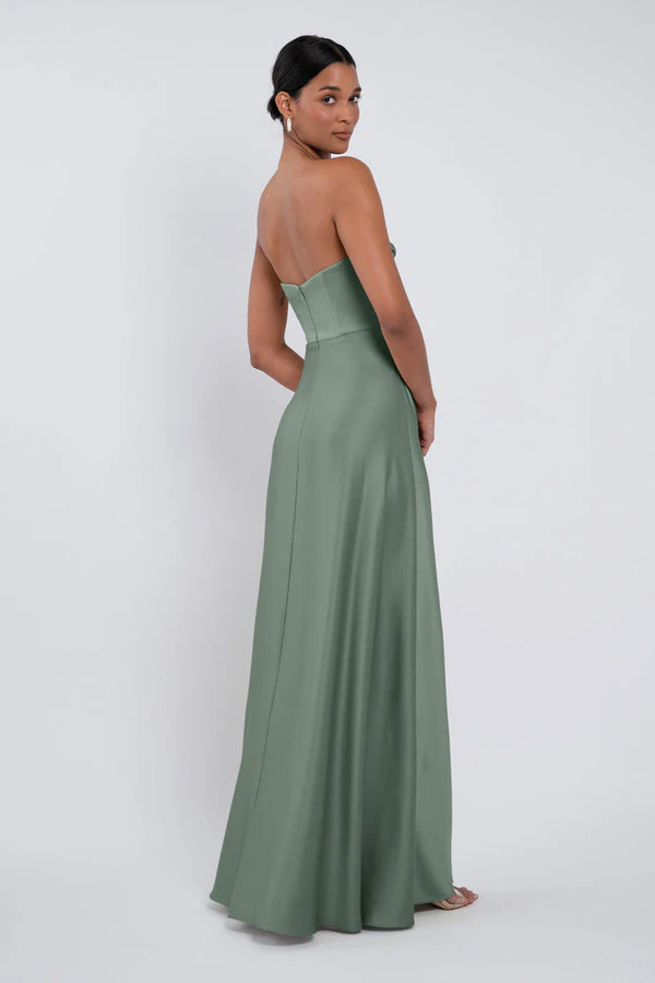 Cecile Eucalyptus Green bridesmaid dress by Jenny Yoo — back Cecile Eucalyptus Green bridesmaid dress by Jenny Yoo — back