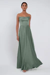 Cecile Eucalyptus Green bridesmaid dress by Jenny Yoo — front
