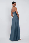 Cecile Evening Blue Blue bridesmaid dress by Jenny Yoo — back