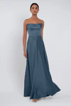 Cecile Evening Blue Navy bridesmaid dress by Jenny Yoo — front