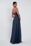 Cecile French Blue Navy bridesmaid dress by Jenny Yoo — back