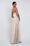 Cecile Latte Neutral bridesmaid dress by Jenny Yoo — back