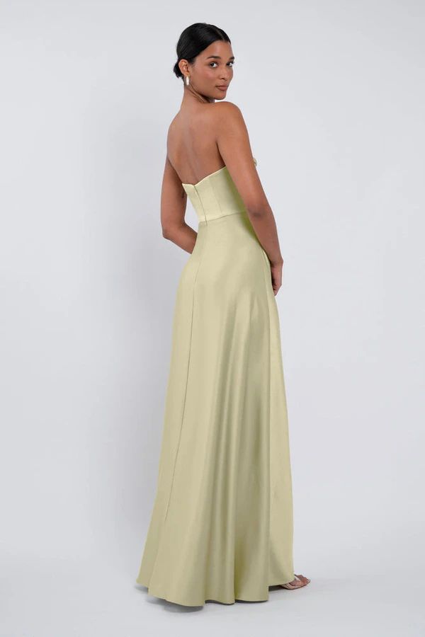 Cecile Matcha Green bridesmaid dress by Jenny Yoo — back Cecile Matcha Green bridesmaid dress by Jenny Yoo — back
