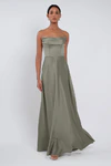 Cecile Moss Green bridesmaid dress by Jenny Yoo — front