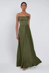 Cecile Olive Green bridesmaid dress by Jenny Yoo — front