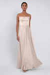 Cecile Prosecco Champagne bridesmaid dress by Jenny Yoo — front