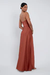 Cecile Rust Orange bridesmaid dress by Jenny Yoo — back