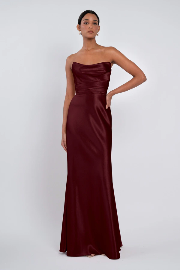 Corinne Hibiscus Pink bridesmaid dress by Jenny Yoo Corinne Hibiscus Pink bridesmaid dress by Jenny Yoo
