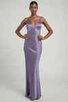 Eloise Amethyst Purple bridesmaid dress by Jenny Yoo — front