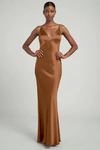 Eloise Bronze Gold bridesmaid dress by Jenny Yoo — front