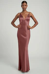 Eloise Cinnamon Rose Orange bridesmaid dress by Jenny Yoo — front