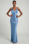 Eloise Cornflower Blue bridesmaid dress by Jenny Yoo — front