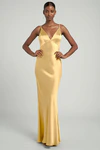 Eloise Daffodil Yellow bridesmaid dress by Jenny Yoo — front