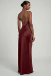 Eloise Dark Berry Burgundy bridesmaid dress by Jenny Yoo — back