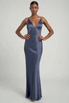 Eloise Dusk Blue bridesmaid dress by Jenny Yoo — front
