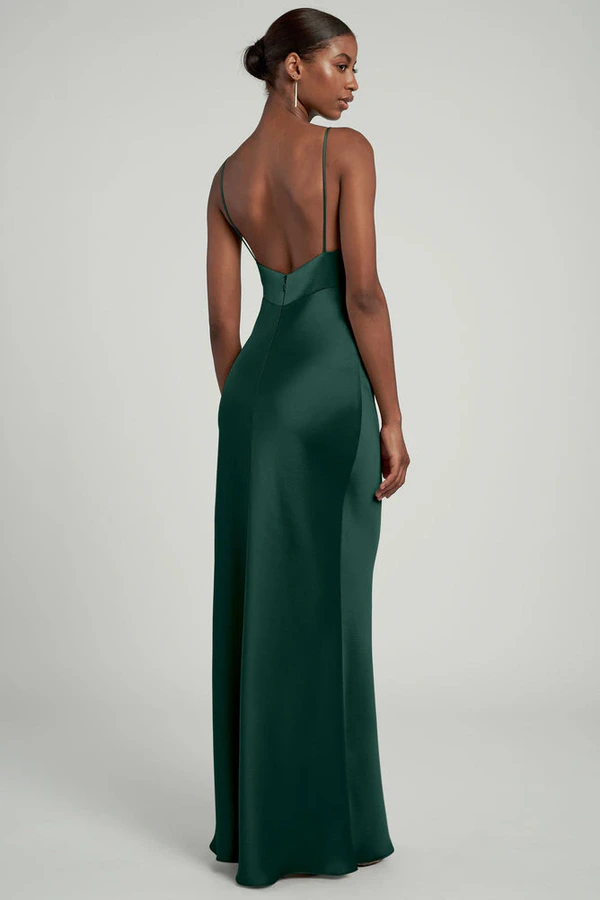 Eloise Emerald Green bridesmaid dress by Jenny Yoo — back Eloise Emerald Green bridesmaid dress by Jenny Yoo — back