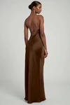Eloise Espresso Brown bridesmaid dress by Jenny Yoo — back
