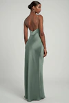 Eloise Eucalyptus Green bridesmaid dress by Jenny Yoo — back