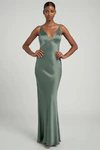 Eloise Eucalyptus Green bridesmaid dress by Jenny Yoo — front
