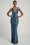 Eloise Evening Blue Blue bridesmaid dress by Jenny Yoo — front