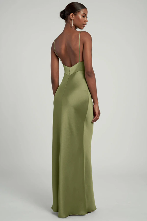 Eloise Fern Green bridesmaid dress by Jenny Yoo — back Eloise Fern Green bridesmaid dress by Jenny Yoo — back