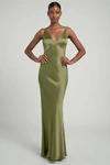 Eloise Fern Green bridesmaid dress by Jenny Yoo — front
