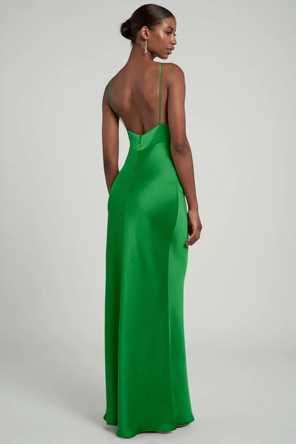 Eloise Kelly Green Green bridesmaid dress by Jenny Yoo — back Eloise Kelly Green Green bridesmaid dress by Jenny Yoo — back