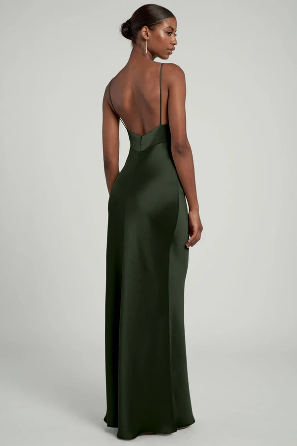 Eloise Loden Green bridesmaid dress by Jenny Yoo — back Eloise Loden Green bridesmaid dress by Jenny Yoo — back