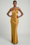 Eloise Marigold Gold bridesmaid dress by Jenny Yoo — front