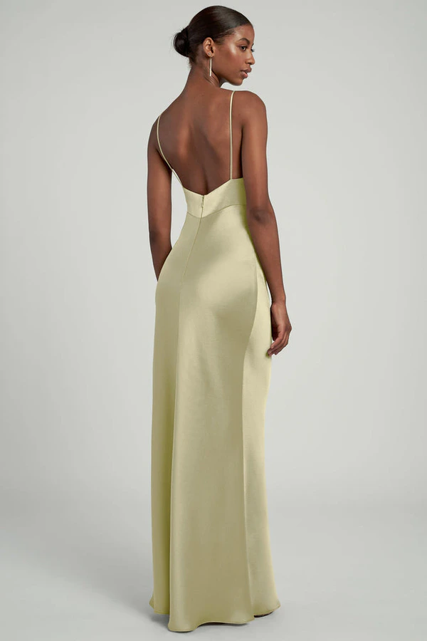 Eloise Matcha Green bridesmaid dress by Jenny Yoo — back Eloise Matcha Green bridesmaid dress by Jenny Yoo — back