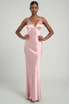 Eloise Powder Pink Pink bridesmaid dress by Jenny Yoo — front
