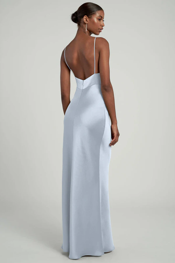 Eloise Whisper Blue Blue bridesmaid dress by Jenny Yoo — back Eloise Whisper Blue Blue bridesmaid dress by Jenny Yoo — back