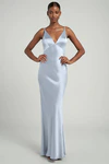 Eloise Whisper Blue Blue bridesmaid dress by Jenny Yoo — front