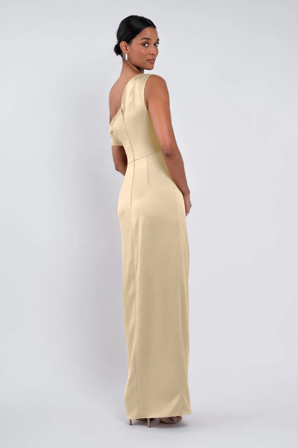 Erin Buttercup Yellow bridesmaid dress by Jenny Yoo — back Erin Buttercup Yellow bridesmaid dress by Jenny Yoo — back