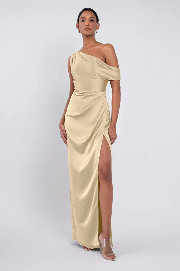 Erin Buttercup Yellow bridesmaid dress by Jenny Yoo — front Erin Buttercup Yellow bridesmaid dress by Jenny Yoo — front