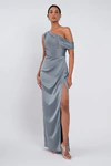Erin Chambray Blue bridesmaid dress by Jenny Yoo — front