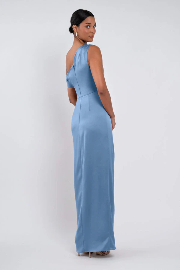 Erin Cornflower Blue bridesmaid dress by Jenny Yoo — back Erin Cornflower Blue bridesmaid dress by Jenny Yoo — back