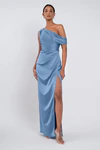 Erin Cornflower Blue bridesmaid dress by Jenny Yoo — front