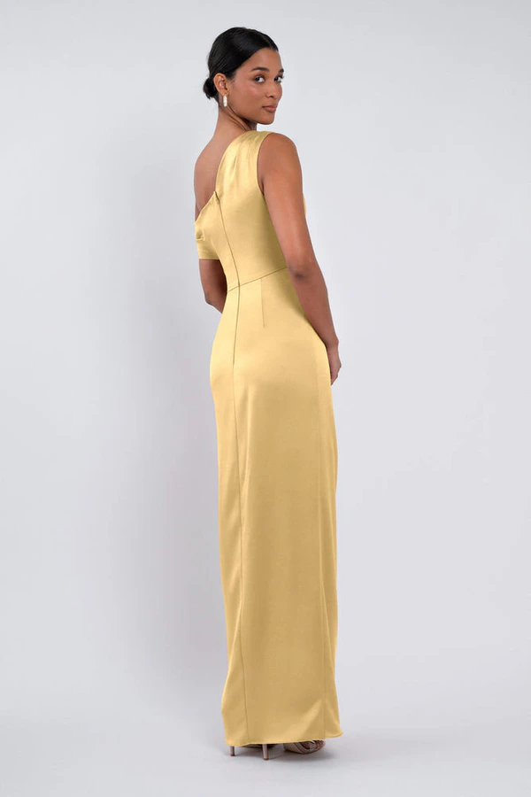 Erin Daffodil Yellow bridesmaid dress by Jenny Yoo — back Erin Daffodil Yellow bridesmaid dress by Jenny Yoo — back