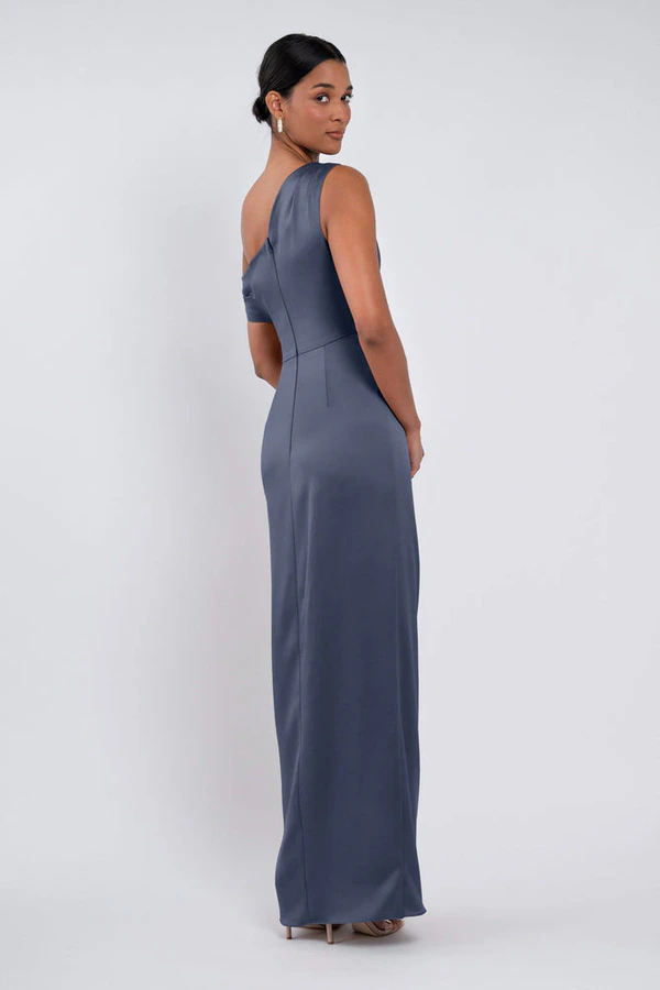 Erin Dusk Blue bridesmaid dress by Jenny Yoo — back Erin Dusk Blue bridesmaid dress by Jenny Yoo — back