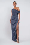 Erin Dusk Blue bridesmaid dress by Jenny Yoo — front